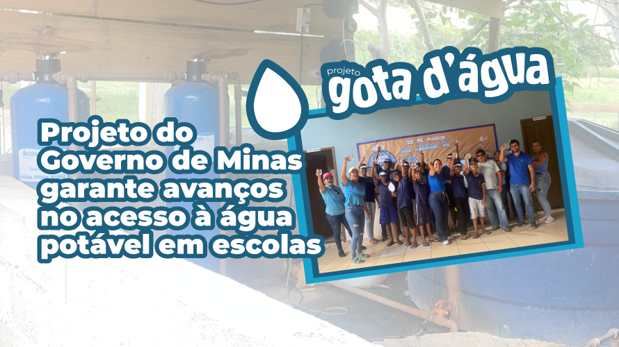 Projeto Gota D’Água Beneficia Escolas de Teófilo Otoni e Região